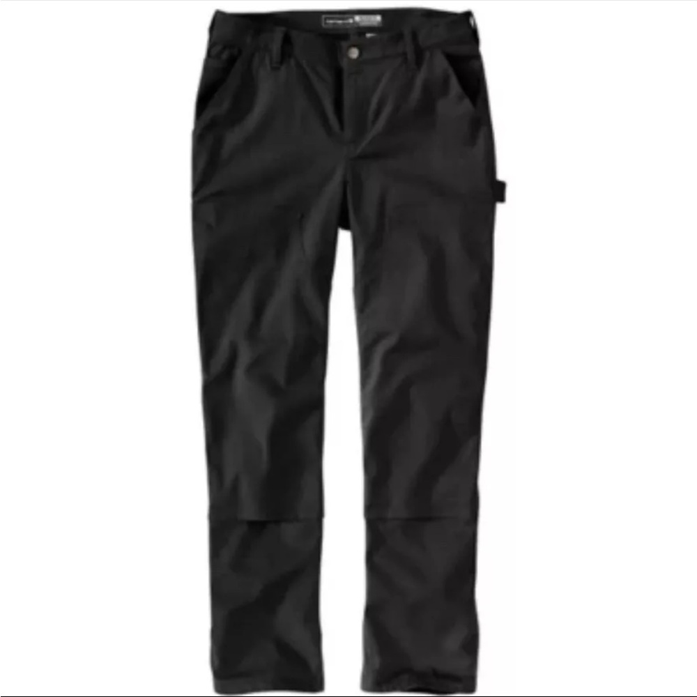 Carhartt Original Black Loose Fit Carpenter Jeans Womens Size 12S Pants